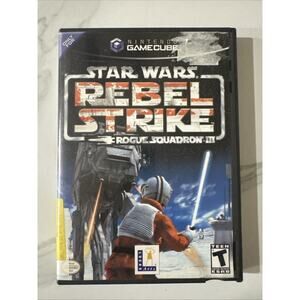 Star Wars Rebel Strike Rogue Squadron III Nintendo GameCube CIB w/ Registration